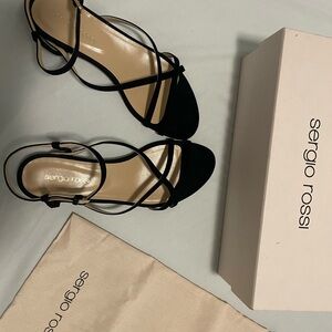 SERGIO ROSSI Suede sandals